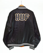 ハフ HUF BACK 2 BACK REVERSIBLE JACKET リバーシブル ジャケット ボンバージャケット 黒 JK00451 ジャケット ブラック Lサイズ 103MT-2686