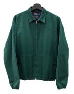 ラルフローレン RalphLauren 90's SWING TOP スウィングトップ 裏地チェック アウター ジャケット 緑 ジャケット ロゴ グリーン Mサイズ 104MT-2308