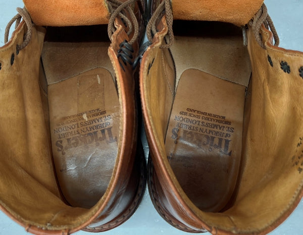 トリッカーズ Trickers TANKER BOOTS タンカー ブーツ Uチップ レースアップ 革靴 シューズ 茶 5192 メンズ靴 ブーツ カントリー ブラウン サイズ 7 1/2 104S-753