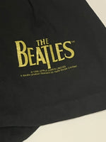 バンド band 90s 90's  CRONIES THE BEATLES ビートルズ ©1995 APPLE CORPS LIMITED MADE IN USA アメリカ製 シングルステッチ XL Tシャツ ブラック LLサイズ 101MT-3085