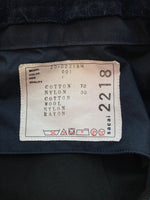 サカイ sacai FABRIC COMBO SHRTS ファブリック コンボ シャツ ドッキング ネイビー 紺 黒 20-02218M 1 ジャケット 無地 ブラック 104MT-9
