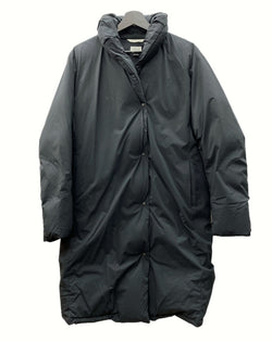 ナンガ NANGA SHAWL COLLAR DOWN COAT 3RD ショール カラー ダウン コート アウター ジャケット 黒 コート 無地 ブラック Lサイズ 104LT-23