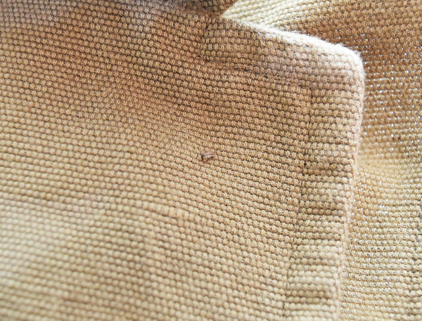 ラルフローレン RalphLauren 90's 三角タグ コットン リネン カバーオール ワークジャケット キャメル 開襟 オープンカラー USA 製 ジャケット ブラウン LLサイズ 103MT-3262