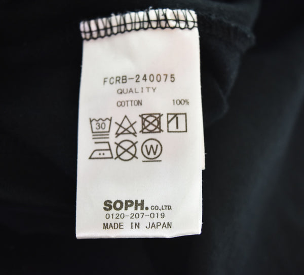 エフシーアールビー F.C.Real Bristol F.C.R.B. AUTHENTIC LOGO L S RELAX FIT TEE 長袖Tシャツ FCRB-240075 ロンT ブラック LLサイズ 103MT-2785