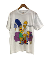 ヴィンテージ vintage US古着 ザ シンプソンズ  The Simpsons キャラT シングルステッチ Tシャツ ホワイト Lサイズ 101MT-4849