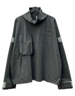 ヒューミス HUMIS 20AW MILITARY TURTLENECK L/S TEE ミリタリー タートルネック ロンT ハイネック プルオーバー 灰 M-T01403 スウェット 無地 グレー Mサイズ 104MT-2113