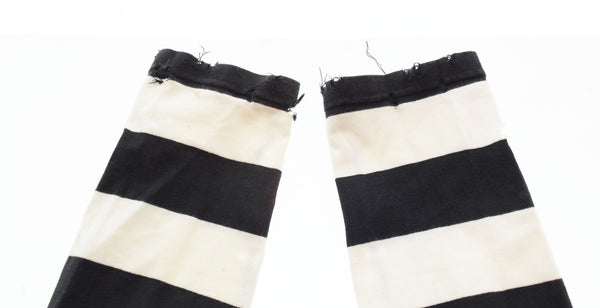 ナンバーナイン  NUMBER (N)INE 02SS モダンエイジ期 ルーズサイズ ボーダー 長袖カットソー クラッシュ加工 アーカイブ 3 ロンT ブラック 103MT-2494