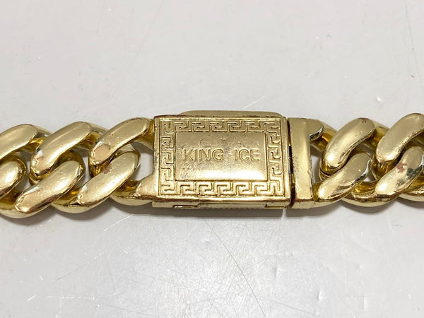 キングアイス KING ICE ICED MIAMI CUBAN CHAIN  メンズジュエリー・アクセサリー ネックレス・ペンダント ゴールド 101goods-144