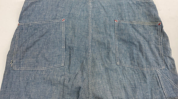 カーハート Carhartt 40s 40年代 ハートタグ ピンストライプ ヴィンテージ Pin Stripe Overall Vintage  ストライプ つなぎ・オーバーオール ブルー サイズ不明 104MB-362