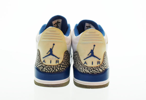 ナイキ NIKE 2011年製 Air Jordan 3 Retro True Blue エアジョーダン3 レトロ トゥルー ブルー 136064-104 メンズ靴 スニーカー ホワイト 30cm 103S-688