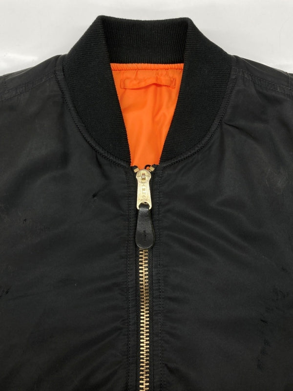 アリクス ALYX × ALPHA INDUSTRIES アルファ REVERSIBLE MA-1 JACKET リバーシブル ジャケット ボンバー フライト アウター 黒 912424 ジャケット 無地 ブラック Lサイズ 104MT-1978