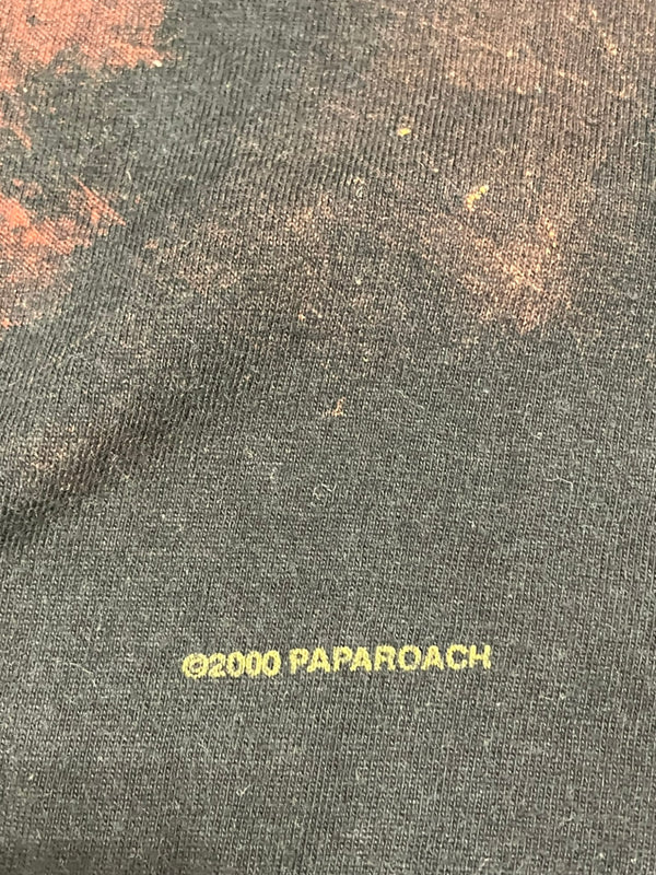 バンド band 00's 00s Papa Roach Infest Promo Tee ©︎2000 パパローチ vintage ヴィンテージ ロック Tシャツ ブラック Lサイズ 101MT-3193