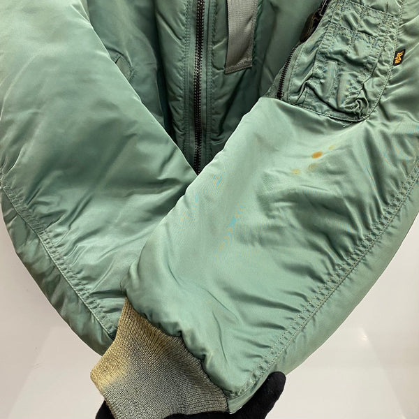 【曜日割引対象外】 アルファ インダストリーズ ALPHA INDUSTRIES 90's B-15D 50's 復刻 8310-483250-292 ジャケット カーキ Mサイズ 201MT-4713 VB