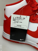 ナイキ NIKE ダンク ハイ "チャンピオンシップ ホワイト アンド レッド" Dunk High "Championship White and Red" DD1399-106 メンズ靴 スニーカー ロゴ レッド 28cm 201-shoes790