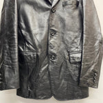 【曜日割引対象外】 ワイツーレザー Y'2 LEATHER AMPLIFIER ホースレザー テーラードジャケット ジャケット ブラック 36サイズ 201MT-4538 VB