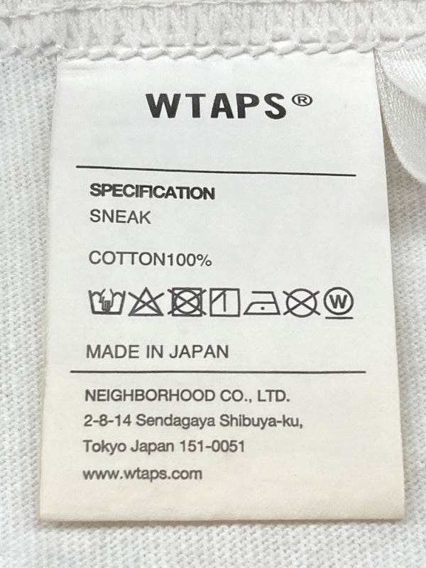 ダブルタップス WTAPS LLW LONG LIVE WTAPS TEE ロング ライブ ダブルタップス Tシャツ 白 SIZE 04 Tシャツ プリント ホワイト 104MT-1554