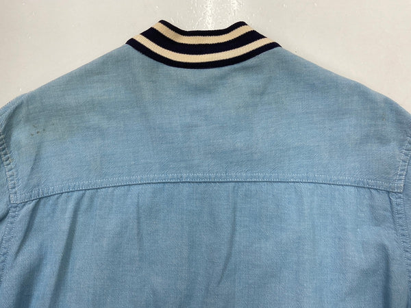 ヴィンテージ vintage 50s 50年代 PENNY'S ペニーズ 棒TALON ジップアップ ダンガリー アウター 水色 青 ジャケット 無地 ブルー 104MT-1358