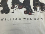 ヴィンテージ vintage 90’s 90年代 FRUIT OF THE LOOM ウィリアムウェグマン William Wegman Dog 犬 フォト 写真家 アートT アメリカ製 MADE IN USA Tシャツ ホワイト Mサイズ 101MT-4171