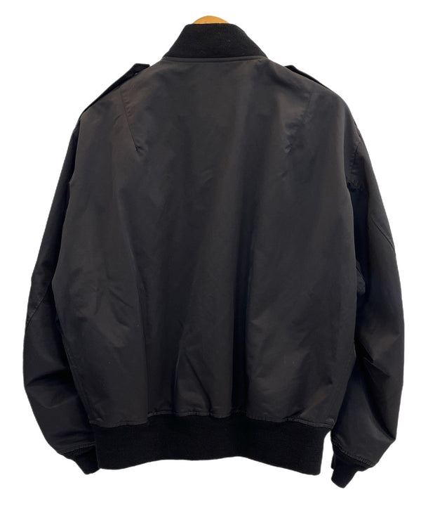シオタ CIOTA スビンコットン ナイロン ツイル L-2A フライトジャケット ナイロンジャケット 黒 BZLM-105M サイズ5 ジャケット ブラック 101MT-4484