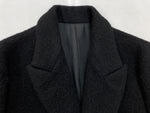 ヨウジヤマモト Yohji Yamamoto 3B テーラード TAILORED JACKET デザインジャケット ダメージ加工 ウール シルク混 シングル フレアスリーブ 日本製 BLACK 黒 FE-J14-139 ジャケット ブラック Sサイズ 104LT-178