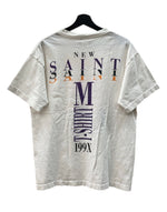 セントマイケル SAINT MICHAEL 21AW LOGO PRINT T-SHIRT ロゴ プリント Tシャツ 半袖 白 SM-A21-0000-009 Tシャツ ロゴ ホワイト Mサイズ 104MT-2008