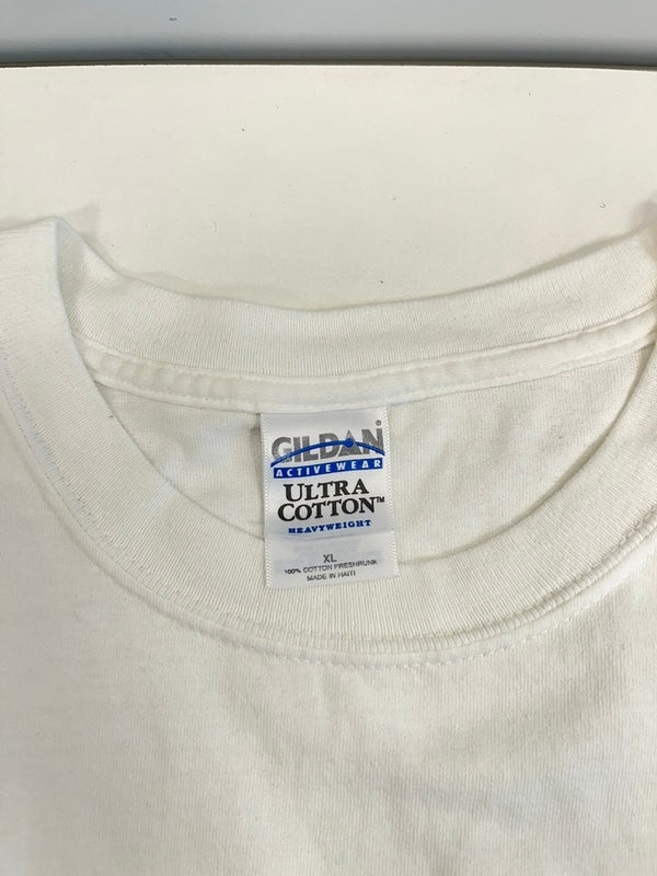 ヴィンテージ vintage 90s ©1999 Mosquito got Blood? TOM GRIFFIN アートTシャツ プリント  XL Tシャツ ホワイト LLサイズ 101MT-4675