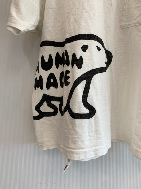 ヒューマンメイド HUMAN MADE ポケットグラフィックTシャツ Tシャツ ロゴ ホワイト 2XLサイズ 201MT-2314
