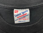 ヴィンテージ vintage 90's 90年代 goro's ゴローズ United Sports USA製 両面プリント ロゴ 黒 Tシャツ プリント ブラック Mサイズ 104MT-1192