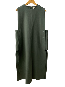ハイク HYKE メルトン ノースリーブ ワンピース ワンピース グリーン 201LT-399