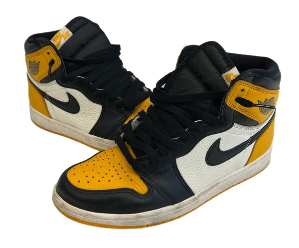 ジョーダン JORDAN NIKE AIR JORDAN 1 RETRO HIGH OG TAXI ナイキ エア ジョーダン 1 レトロ ハイ オリジナル タクシー 555088-711 メンズ靴 スニーカー ホワイト 26.5cm 101sh-2186