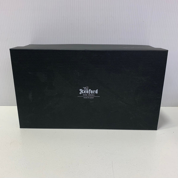 ケンフォードファインシューズ KENFORD MENS EMBOSSED LOAFERS BLACK WHITE PAISLEY メンズ靴 ローファー ブラック 27cmサイズ 201-shoes1279