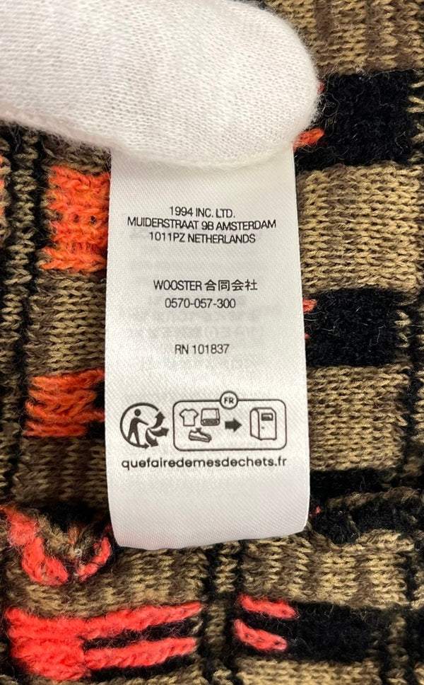 シュプリーム SUPREME 23SS Gradient Grid Zip Up Polo グラディエント グリッド ジップアップ ニット ポロ  半袖シャツ マルチカラー Lサイズ 101MT-4553