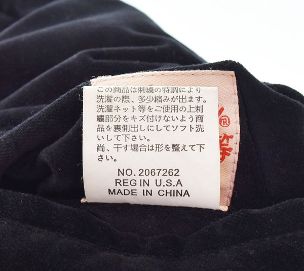 テッドマン TEDMAN スカジャン 別珍 リバーシブルDevil Motors Hot Road Lucky Clothing デビル モーターサイクル バイク 刺繍  42 ジャケット ブラック 103MT-2194