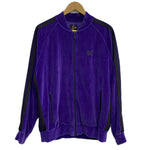 ニードルス Needles ベロア R.C. Track Jacket NS251 ジャージ パープル Mサイズ 201MT-4582