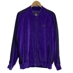 ニードルス Needles ベロア R.C. Track Jacket NS251 ジャージ パープル Mサイズ 201MT-4582