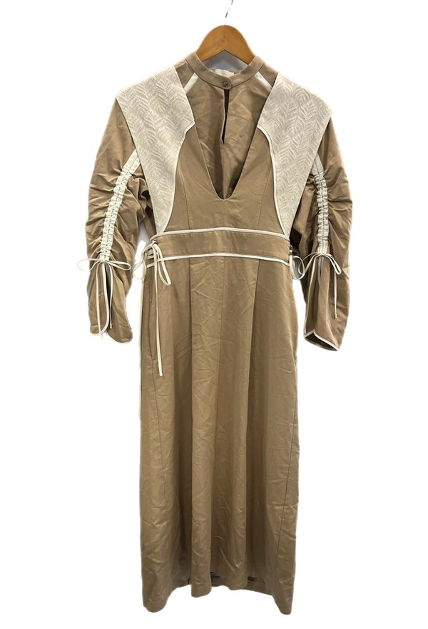 パブリックトウキョウ PUBLIC TOKYO レイヤードセットジャガードワンピース ワンピース ベージュ フリーサイズ FREE 101LT-169