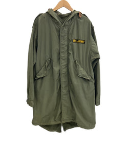 ミリタリー military 60's 60年代 US.ARMY 米軍 実物 M-51 ミリタリージャケット モッズコート フーデッドコート フィッシュテール VINTAGE ヴィンテージ SMALL コート カーキ Sサイズ 101MT-4903