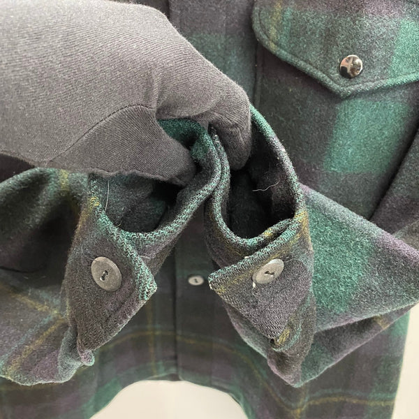 【曜日割引対象外】 ペンドルトン PENDLETON 60's バッファローチェック ウールジャケット ジャケット グリーン Lサイズ 201MT-4417 VB