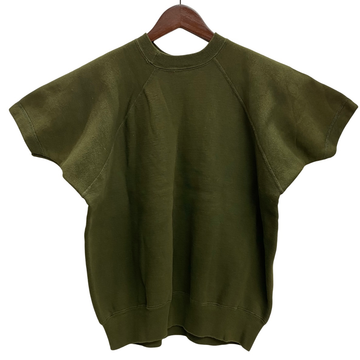 【曜日割引対象外】 ヴィンテージ vintage 60's チャンピオン Champion C中ランタグ 半袖スウェット 半袖カットソー カーキ Lサイズ 201MT-3597 VB
