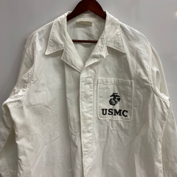 【曜日割引対象外】 ヴィンテージ vintage 50's USMC food handler jacket マリンコープ フードハンドラー ジャケット ホワイト 201MT-3665 VB