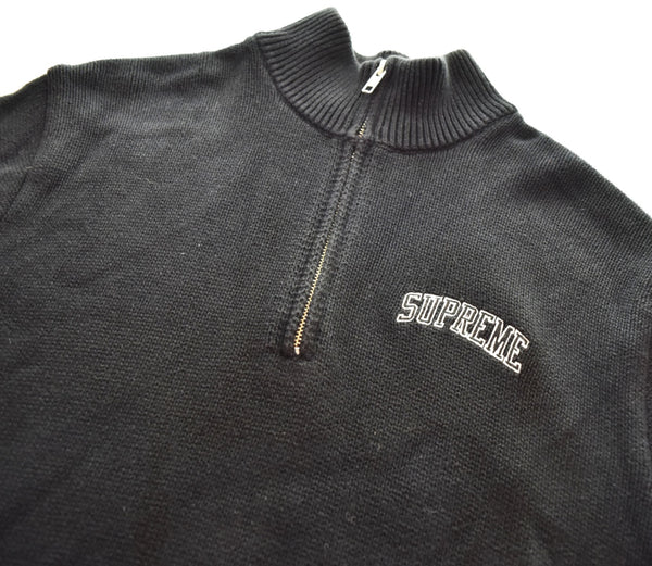 シュプリーム SUPREME  16AW Half Zip Mock Neck Sweater ハーフジップ モックネック セーター セーター ブラック Mサイズ 103MT-2861