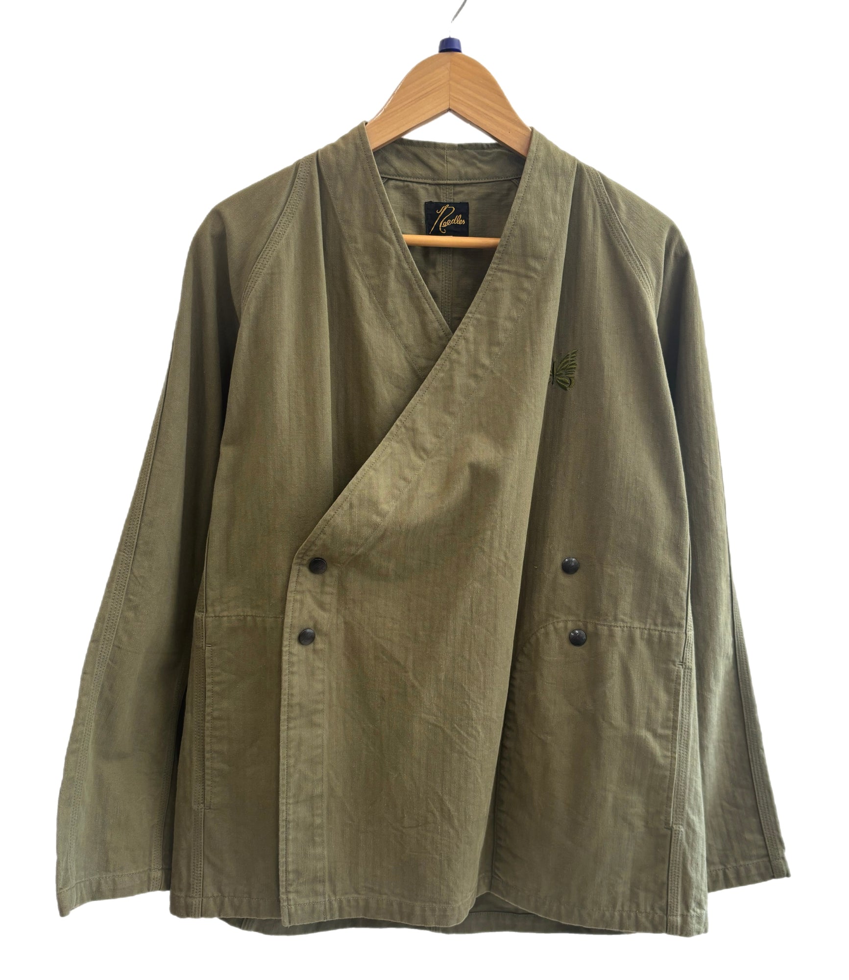 ニードルス Needles 作務衣ジャケット ジャケット カーキ Sサイズ