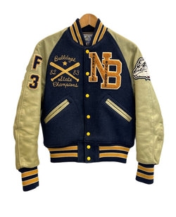 ホワイツビル Whitesville スタジャン ウール 紺 WV10733/734 表記サイズ36 ジャケット ネイビー 101MT-4634