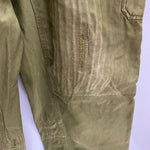 【曜日割引対象外】 ミリタリー MILITARY 70's デンマーク軍 M71 フィールドパンツ カーゴパンツ カーキ W36サイズ 201MB-1125 VB