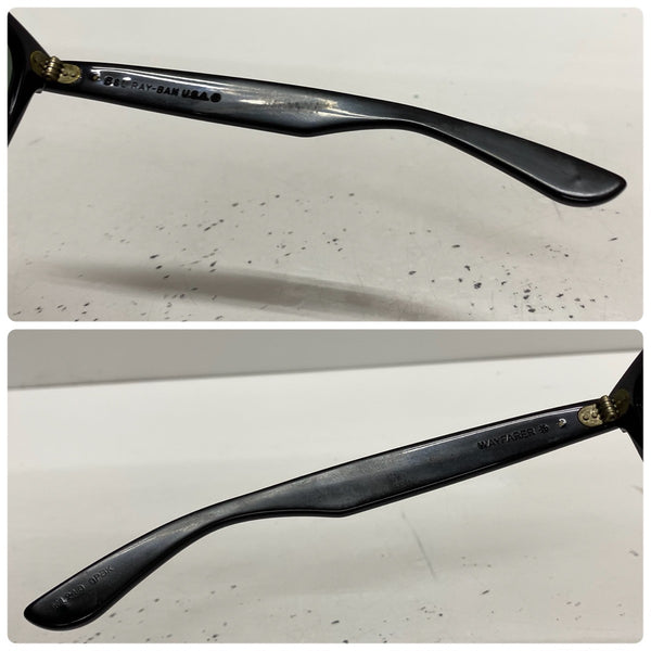【曜日割引対象外】 【中古】レイバン Ray-Ban 90's FE B&L WAYFARER USA製 W1210 眼鏡・サングラス サングラス ブラック 201goods-761 VB