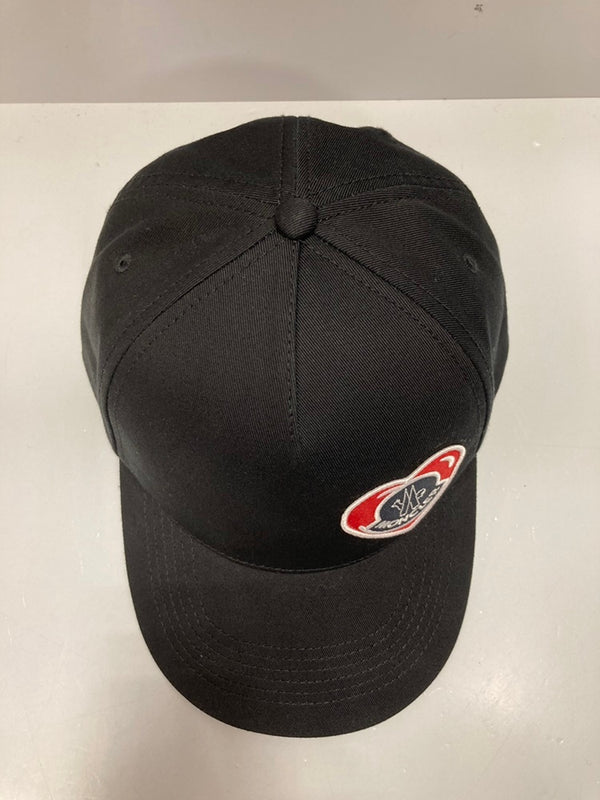 モンクレール MONCLER ハートロゴ ベースボールキャップ 黒 帽子 メンズ帽子 キャップ ブラック 101hat-93