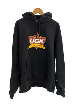 シュプリーム SUPREME 24SS UGK Hooded Sweatshirt フーデッド スウェットシャツ ロゴ 黒 XL パーカ ブラック LLサイズ 101MT-4451