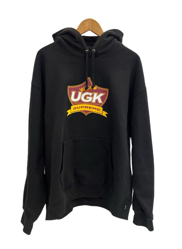 シュプリーム SUPREME 24SS UGK Hooded Sweatshirt フーデッド スウェットシャツ ロゴ 黒 XL パーカ ブラック LLサイズ 101MT-4451