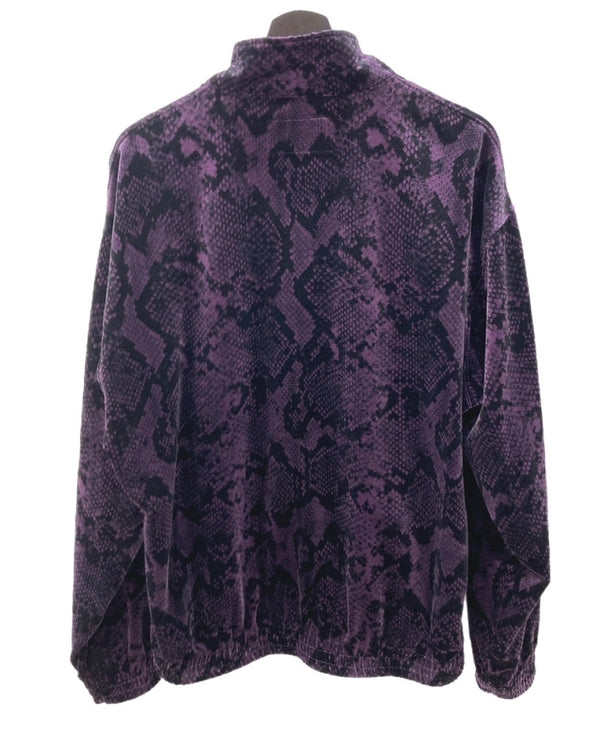 ワコマリア WACKO MARIA 21FW PYTHON VELVET JACKET パイソン ベルベット ジャケット 紫 ジャケット 総柄 パープル Mサイズ 104MT-1461
