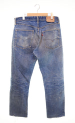リーバイス Levi's 70s 66前期 505-0217 ボタン裏刻印5 42TALON 平行ステッチ スモールe 脇割り 70's デニム ブルー 36/34 103MB-508